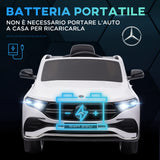 easycomfort easycomfort macchina elettrica per bambini 3 8 anni con telecomando fari e clacson 111 5x69x52 5 cm bianca e nera