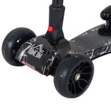 easycomfort easycomfort monopattino pieghevole a 3 ruote per bambini piccoli 3 8 anni regolabile con musica ruote luminose e razzi