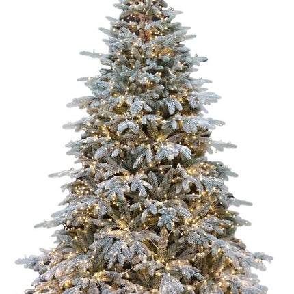 immagine-1-le-stelle-albero-di-natale-pino-verde-innevato-h-180cm-x-l-130cm-super-folto-effetto-real-touch-con-2000-luci-led-incorporate-e-base-croce-in-ferro-pieghevole