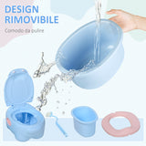 easycomfort easycomfort vasino per bambini dai 6 48 mesi antiscivolo ippopotamo blu 40 x 30 x 23cm