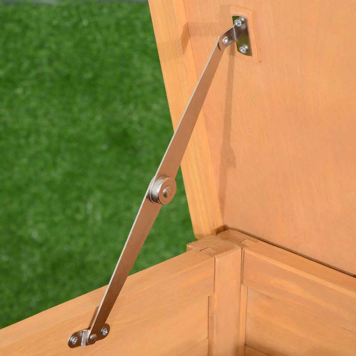 easycomfort easycomfort pollaio da giardino gabbia per galline da esterno con zona di corsa e nido in legno