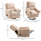 easycomfort easycomfort poltrona alzapersona reclinabile fino a 135 con telecomando poggiapiedi e seduta imbottita 88x92x106 cm marrone