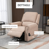 easycomfort easycomfort poltrona alzapersona reclinabile fino a 135 con telecomando poggiapiedi e seduta imbottita 88x92x106 cm marrone