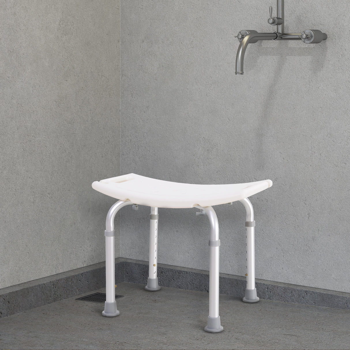 easycomfort easycomfort sgabello per doccia bagno antiscivolo bianco altezza regolabile ean 8054111843003