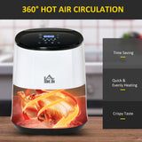 easycomfort easycomfort friggitrice ad aria 2 5l 1300w con 7 menu schermo led e tegame 33 9x24 9x29 9cm