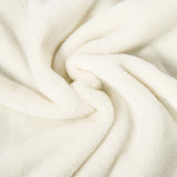 easycomfort easycomfort coperta in flanella 330 gsm reversibile per uso interno ed esterno 203x152x0 5 cm bianco crema