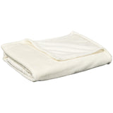 easycomfort easycomfort coperta in flanella 330 gsm reversibile per uso interno ed esterno 203x152x0 5 cm bianco crema