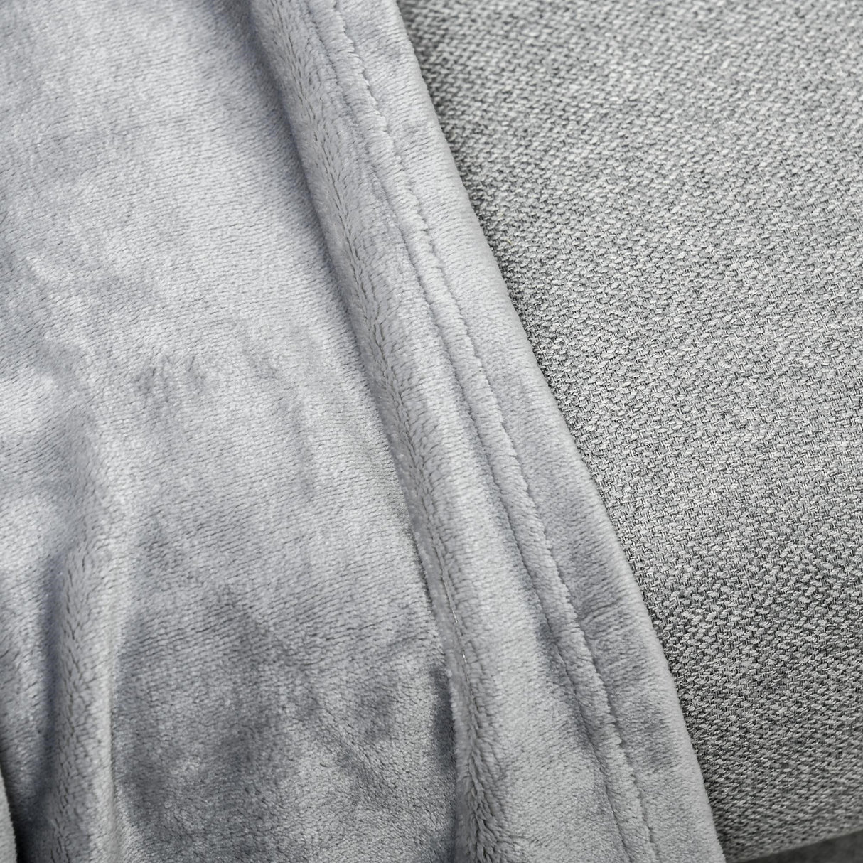 easycomfort easycomfort coperta in flanella 330 gsm reversibile per uso interno ed esterno 203x152x0 5 cm grigio