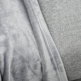 easycomfort easycomfort coperta in flanella 330 gsm reversibile per uso interno ed esterno 203x152x0 5 cm grigio
