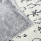 easycomfort easycomfort coperta in flanella 330 gsm reversibile per uso interno ed esterno 203x152x0 5 cm grigio