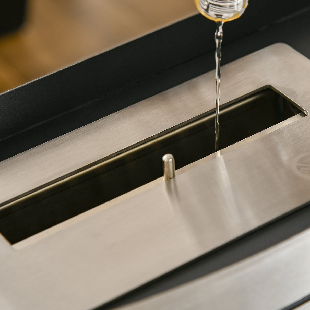 easycomfort easycomfort camino bioetanolo in acciaio inox 3h di combustione con serbatoio 1 5l e copertura 25m 45x18x17 cm argento