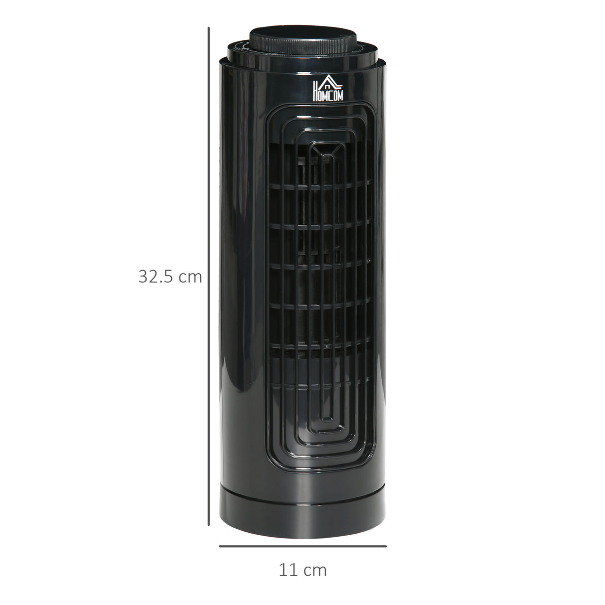 easycomfort easycomfort ventilatore a colonna oscillante a 3 velocita e basso rumore in abs e rame 11x32 5 cm nero