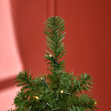 easycomfort easycomfort albero di natale artificiale da 120cm con 60 luci led e 140 rami per interni verde