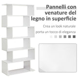easycomfort easycomfort libreria di design mobili ufficio scaffale in legno 80x24x191cm bianco opaco ean 8054111848879