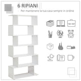 easycomfort easycomfort libreria di design mobili ufficio scaffale in legno 80x24x191cm bianco opaco ean 8054111848879