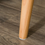 easycomfort easycomfort comodino in legno 2 cassetti stile scandinavo bianco e legno 40x30x555cm ean 8054111849753