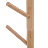 easycomfort easycomfort panca con appendiabiti in bambu colore bianco e legno 80x30x180cm ean 8054111843263