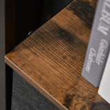 easycomfort easycomfort mobile cassettiera multiuso con 3 cassetti in tessuto 58x29x81.5cm marrone