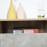 easycomfort easycomfort set 2 comodini sospesi con cassetto e ripiano 45x35x27 5cm grigiocolor legno