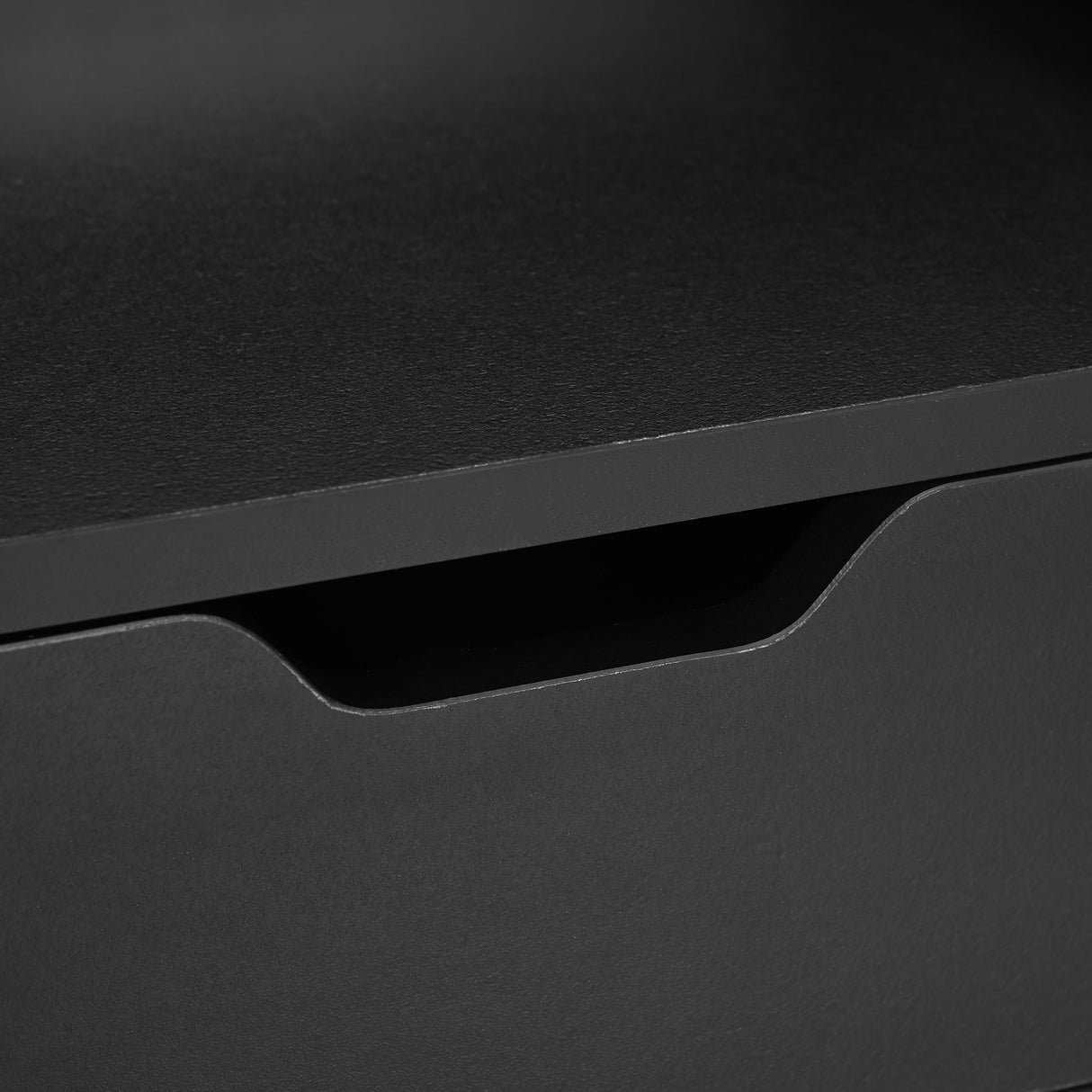 easycomfort easycomfort set 2 comodini sospesi in truciolato nero per camera da letto e soggiorno 40x30x19 5 cm nero