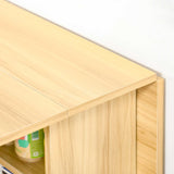 easycomfort easycomfort tavolo da pranzo pieghevole legno naturale 140x80x74cm ean 8054111844710