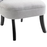 easycomfort easycomfort poltroncina imbottita in legno e lino con cuscino sfoderabile grigio ean 8054144134956