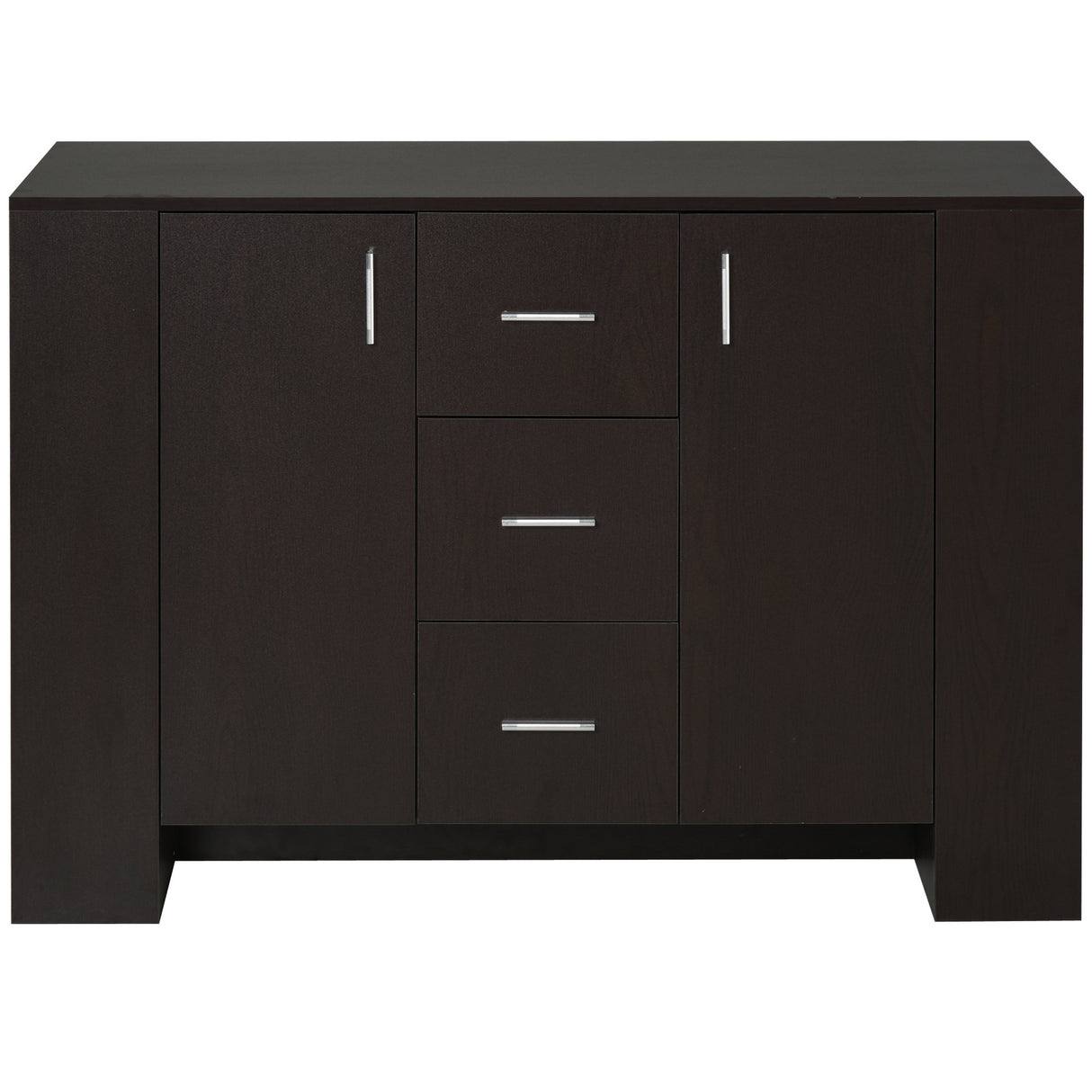 easycomfort easycomfort credenza con 2 ante 3 cassetti e 3 ripiani in legno scuro ean 8054111848381