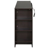 easycomfort easycomfort credenza con 2 ante 3 cassetti e 3 ripiani in legno scuro ean 8054111848381