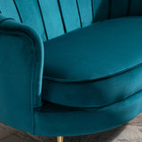 easycomfort easycomfort divano vintage 2 posti in stile industrial chic in velluto verde ean 8055776912905