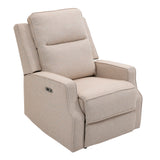 easycomfort easycomfort poltrona relax elettrica reclinabile con presa di ricarica usb beige