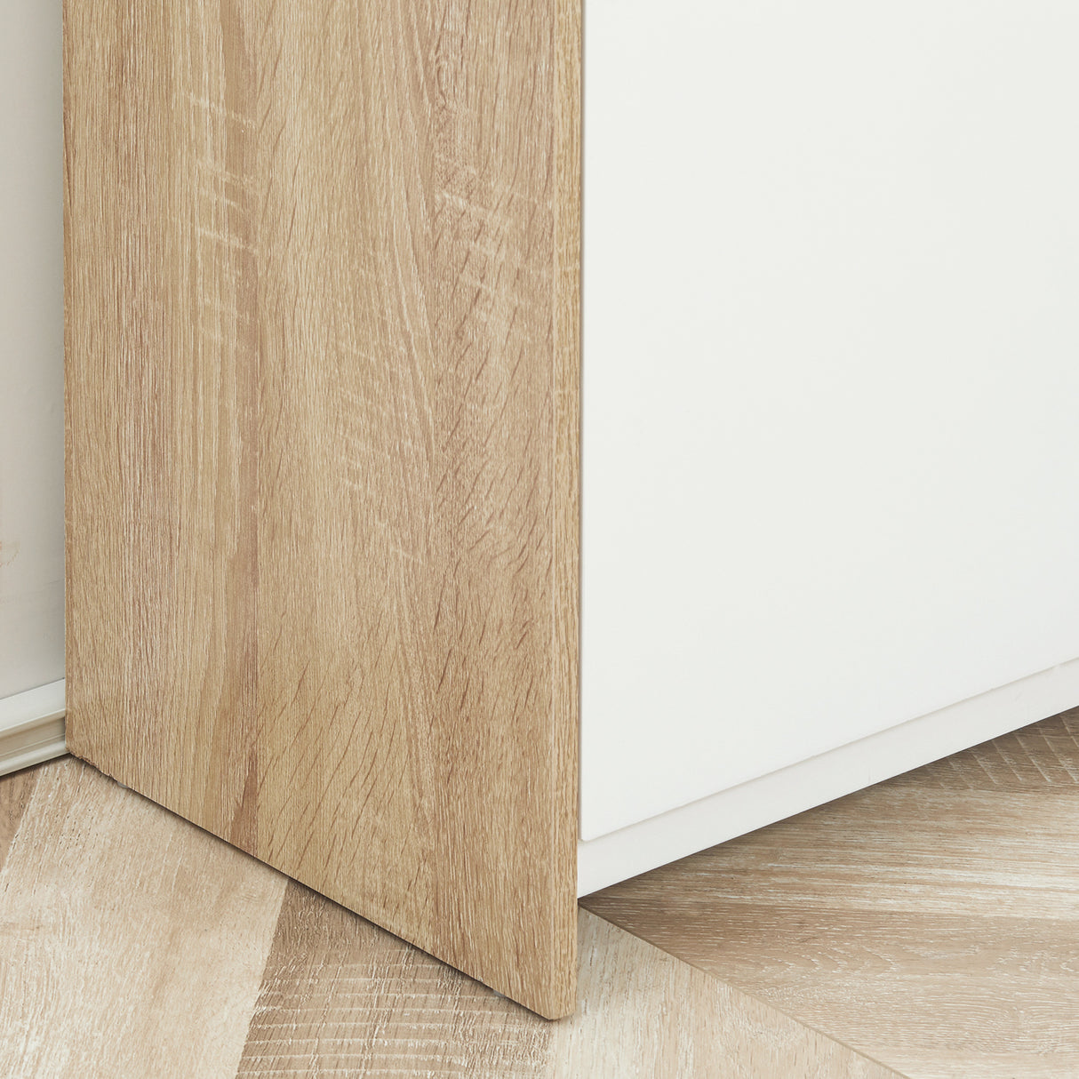 easycomfort easycomfort mobile bagno salvaspazio multiuso con cassetto legno bianco