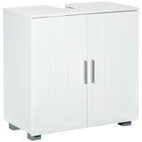easycomfort easycomfort mobile sotto lavabo bagno a u con 2 ante e ripiano interno regolabile 60x30x60cm