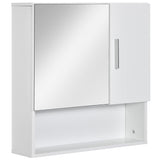 easycomfort easycomfort specchiera bagno in legno a 2 ante e ripiano aperto 54x15 2x55 3cm bianco