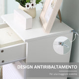 easycomfort easycomfort mobile bagno in legno con cassetto e armadietto 1 anta con mensole 35x30x77.5cm