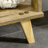 easycomfort easycomfort mobile bagno moderno con armadietto cassetto e ripiani in legno 50x30x89cm bianco