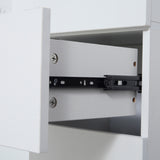 easycomfort easycomfort mobile bagno con ripiano regolabile 2 ripiani chiusi e un cassetto in legno 30x28x180 cm bianco