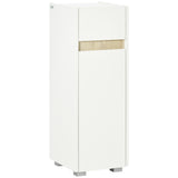 easycomfort easycomfort mobiletto bagno con cassetto e armadietto con mensola regolabile in legno 30x33x88cm bianco