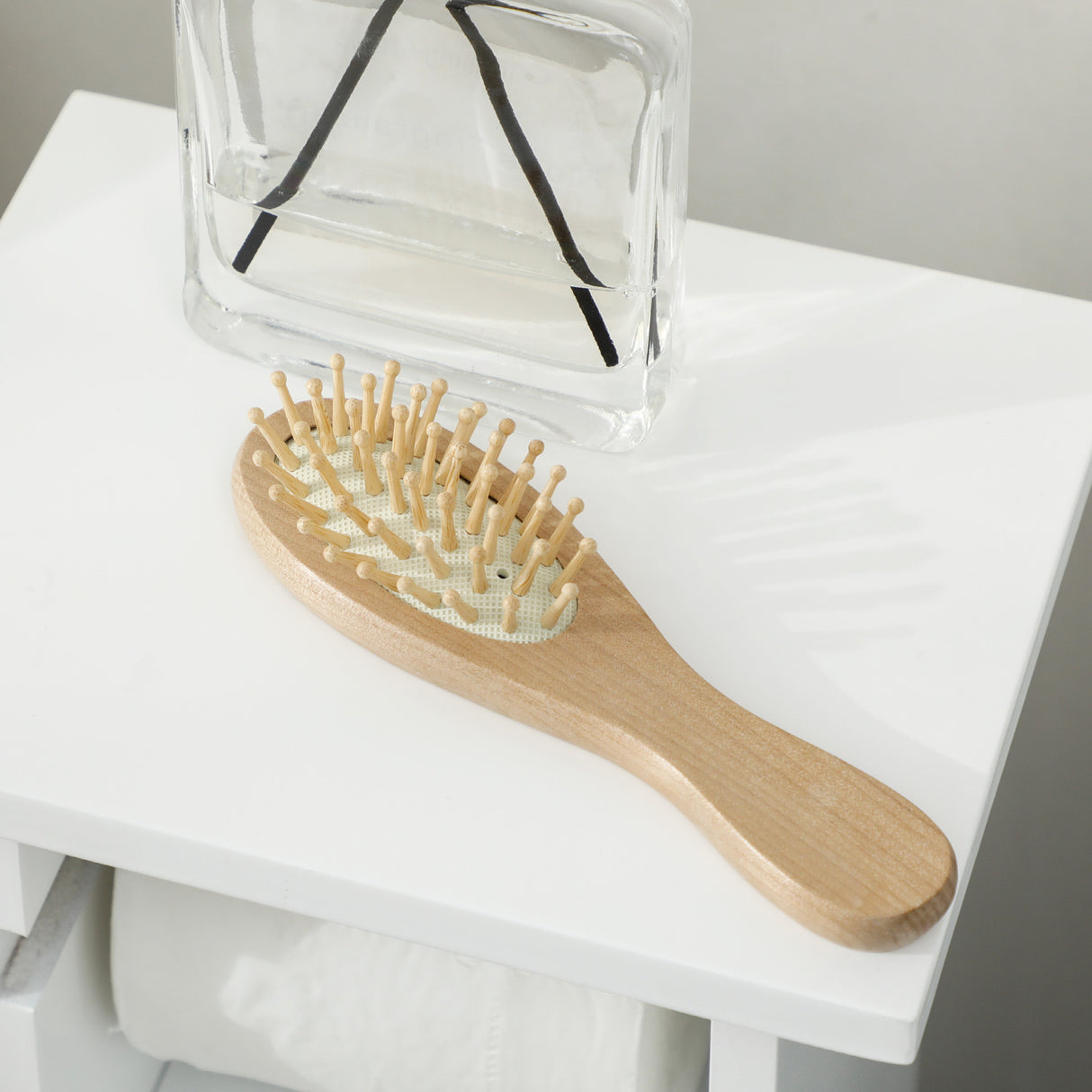 easycomfort easycomfort mobile bagno con porta carta igienica e armadietto in legno mdf 21 5x17 8x66 5cm bianco