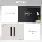 easycomfort easycomfort mobile sottolavabo bagno in legno con armadietto 2 ante 60x30x60cm grigio