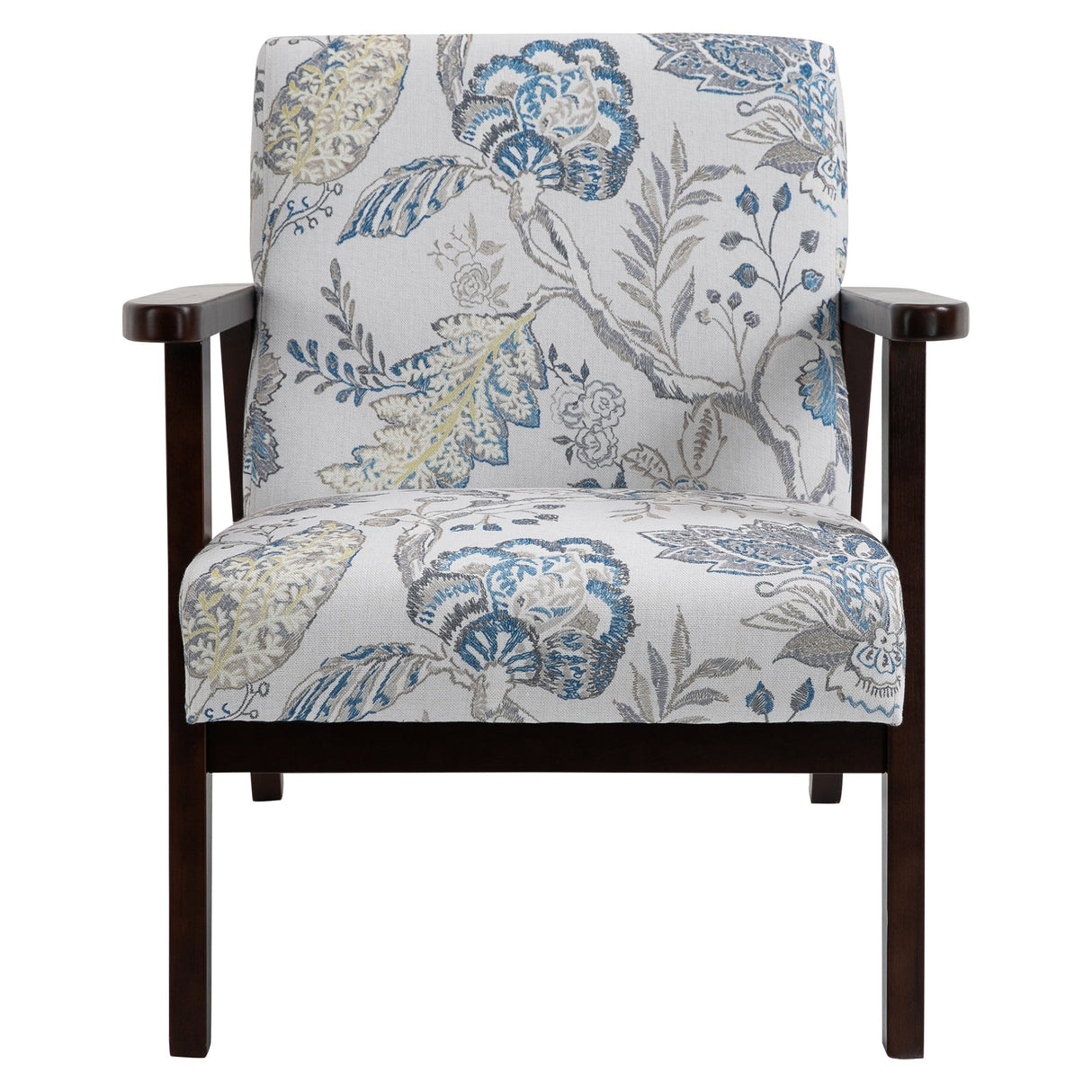 easycomfort easycomfort sedia per soggiorno poltroncina imbottita con braccioli legno e tessuto ean 8054144139586