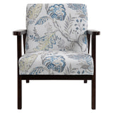 easycomfort easycomfort sedia per soggiorno poltroncina imbottita con braccioli legno e tessuto ean 8054144139586