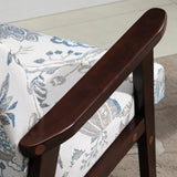 easycomfort easycomfort sedia per soggiorno poltroncina imbottita con braccioli legno e tessuto ean 8054144139586