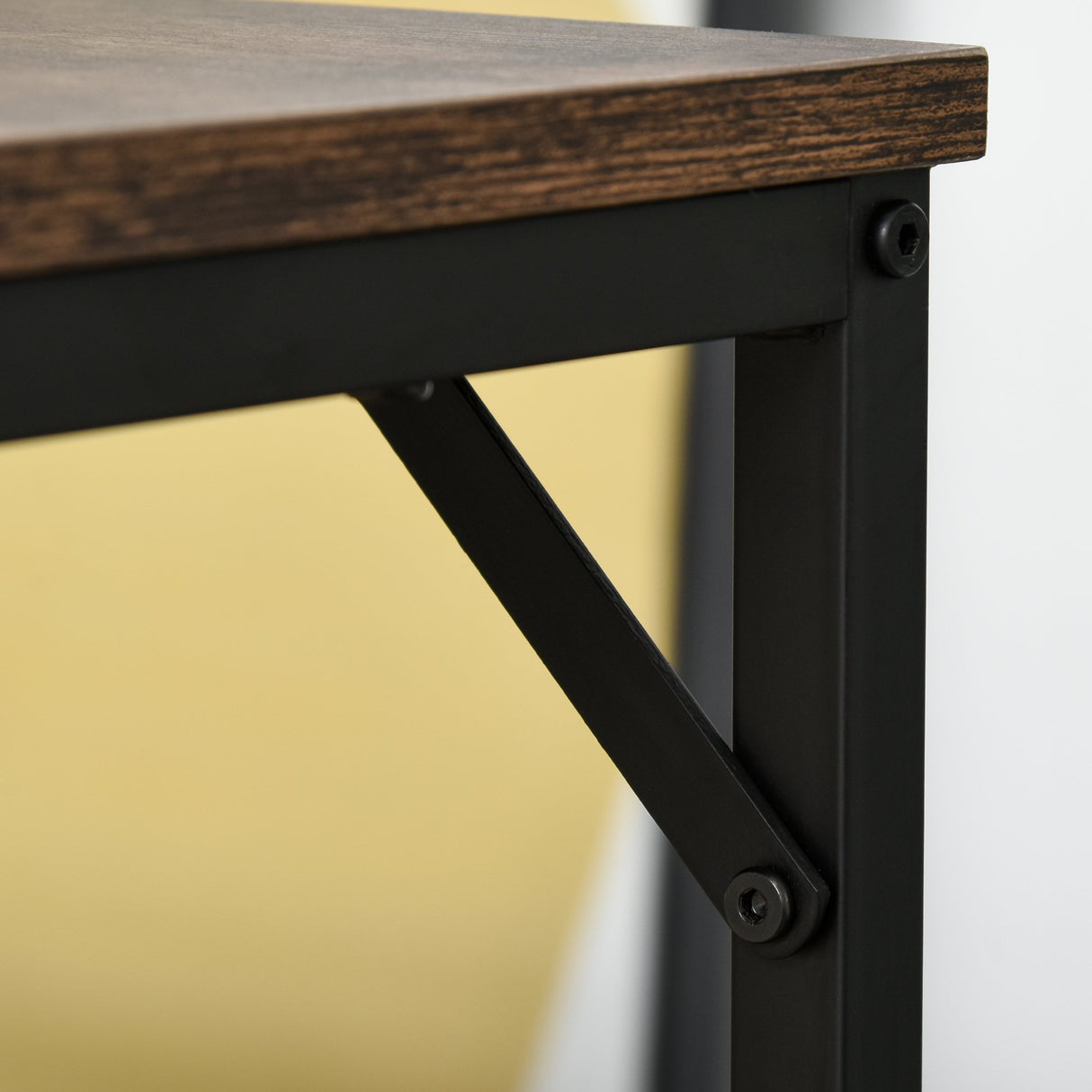 easycomfort easycomfort set tavolo alto con 4 sgabelli stile industriale in metallo e legno ean 8055776910376