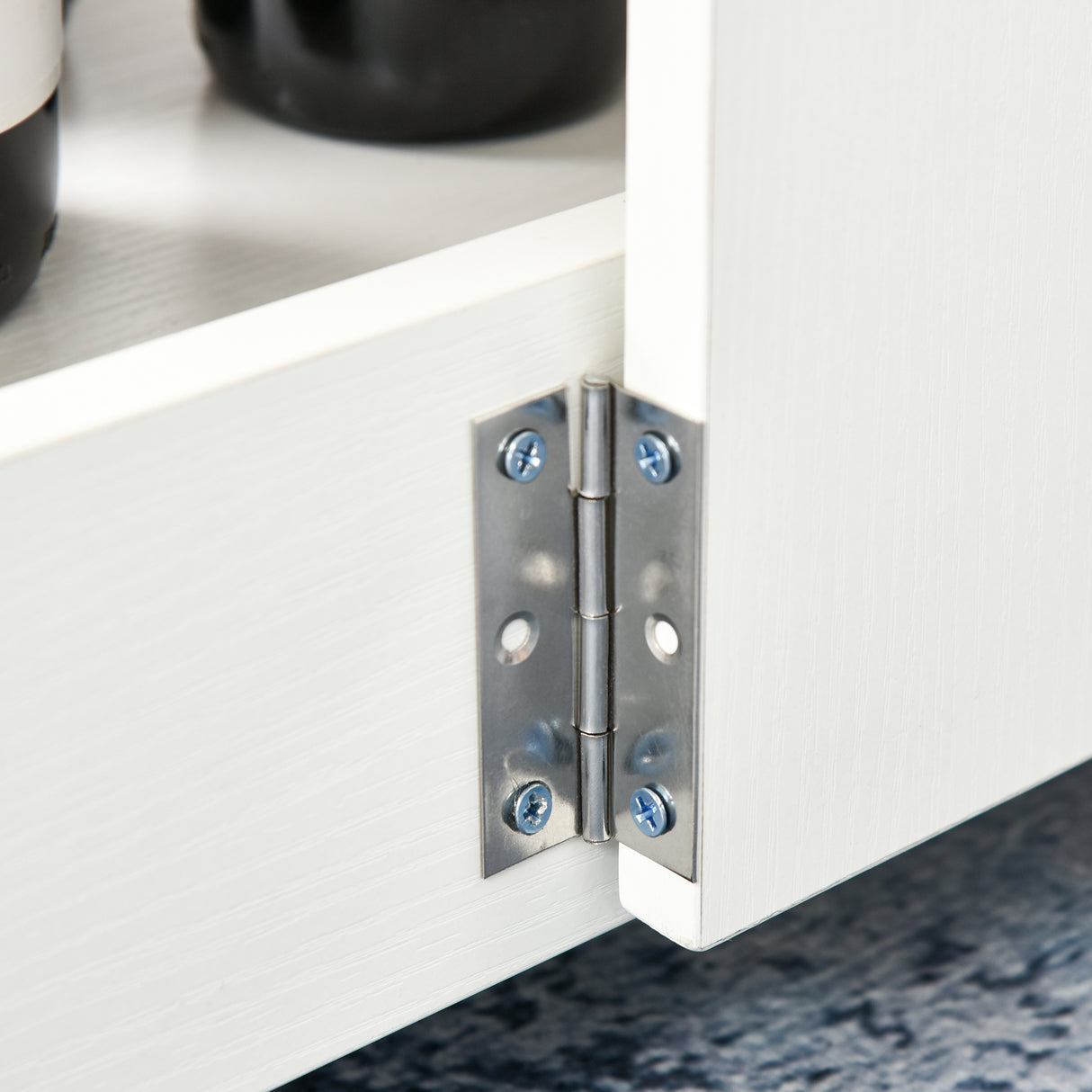 easycomfort easycomfort tavolo consolle a ribalta con vano mensola tavolino da salotto e cucina pieghevole salvaspazio color legno e bianco 118x80x72cm ean 8054144135571