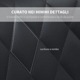 easycomfort easycomfort set di 2 sgabelli da bar in similpelle con altezza regolabile poggiapiedi e base tonda grigio