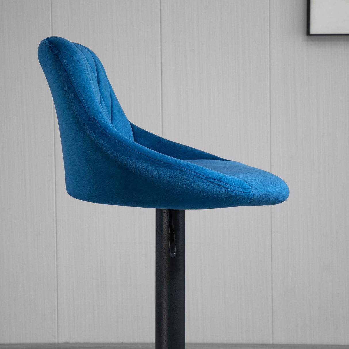 easycomfort easycomfort set 2 sgabelli da bar di design girevoli con altezza regolabile blu