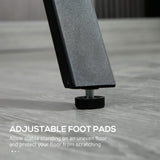 easycomfort easycomfort bancone bar e tavolo alto stile moderno industriale effetto marmo tavolo in legno e acciaio 120x60x102 cm nero