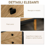 easycomfort easycomfort cassettiera per camera da letto in legno stile vintage industriale ean 8054111849449