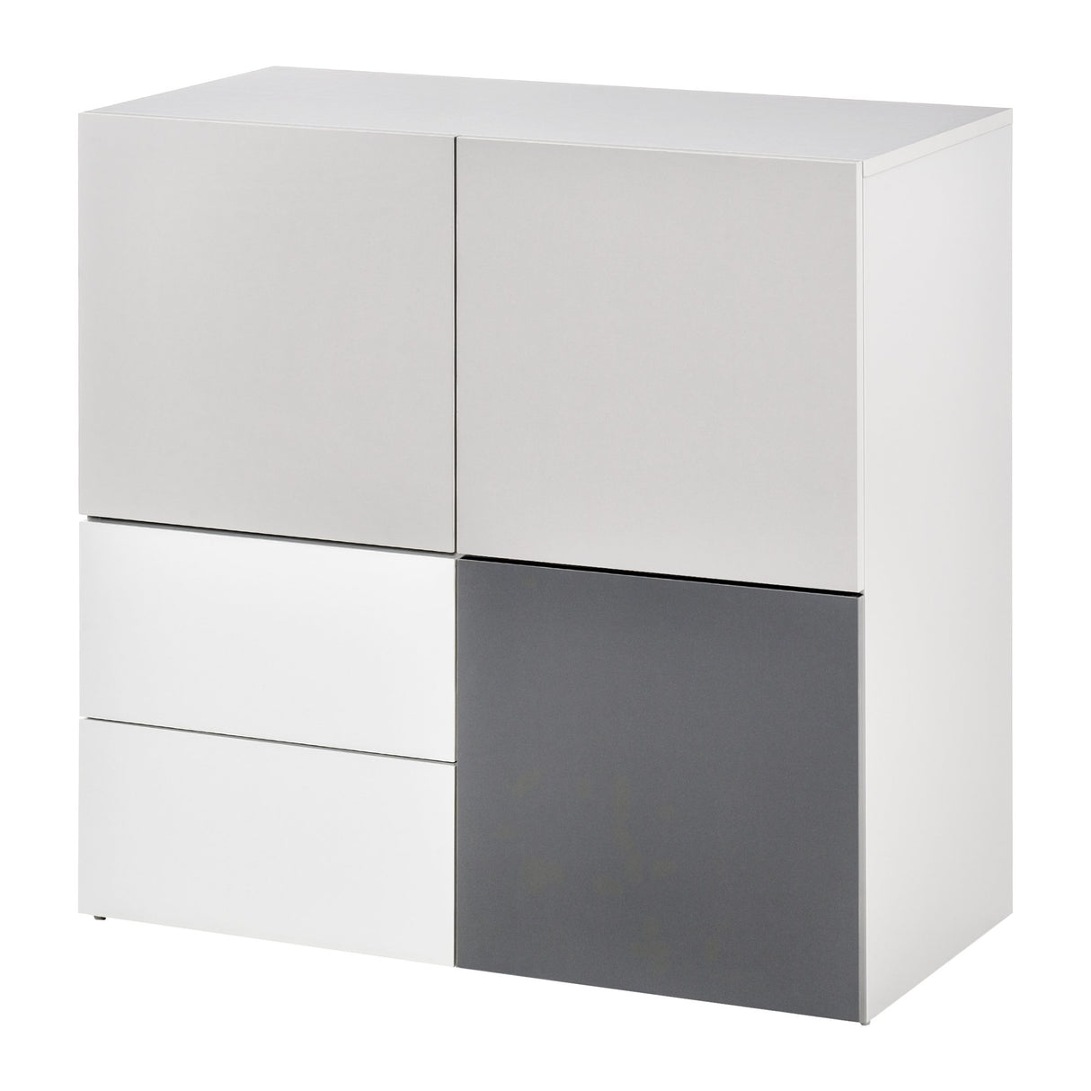 easycomfort easycomfort armadietto multiuso con cassetti e ante mobile soggiorno camera ufficio ean 8054111845472