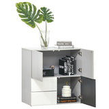 easycomfort easycomfort armadietto multiuso con cassetti e ante mobile soggiorno camera ufficio ean 8054111845472